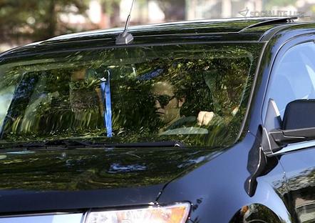 Rob en route to "Eclipse" set