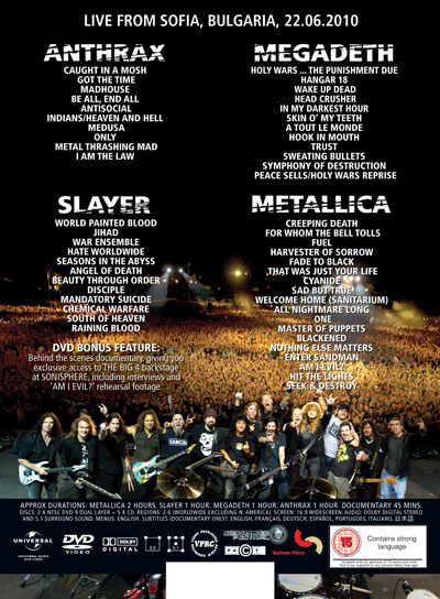 $$BLOG$$big-four-live-dvd-coming-in-october - msn-Superfan