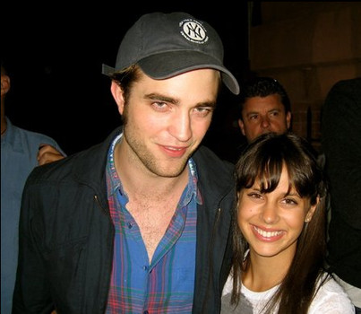 Rob on "Remember Me" set