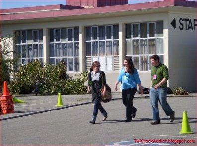 SM at New Moon "Forks high school" set