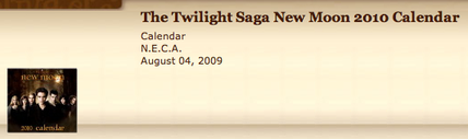 "New Moon" calendar