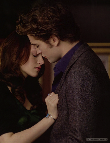 Edward and Bella in "New Moon"