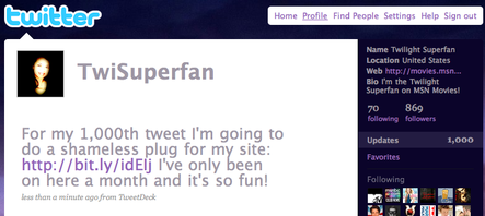 Twilight Superfan on Twitter