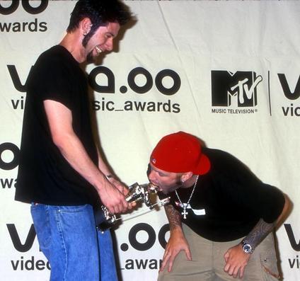 fred durst limp bizkit. Wes Borland and Fred Durst in