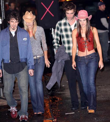 Robert filming "Remember Me"