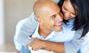 Man and woman hugging